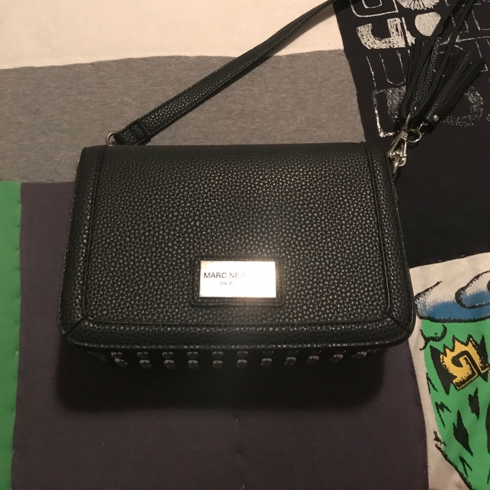 andrew mark leather cross body bag