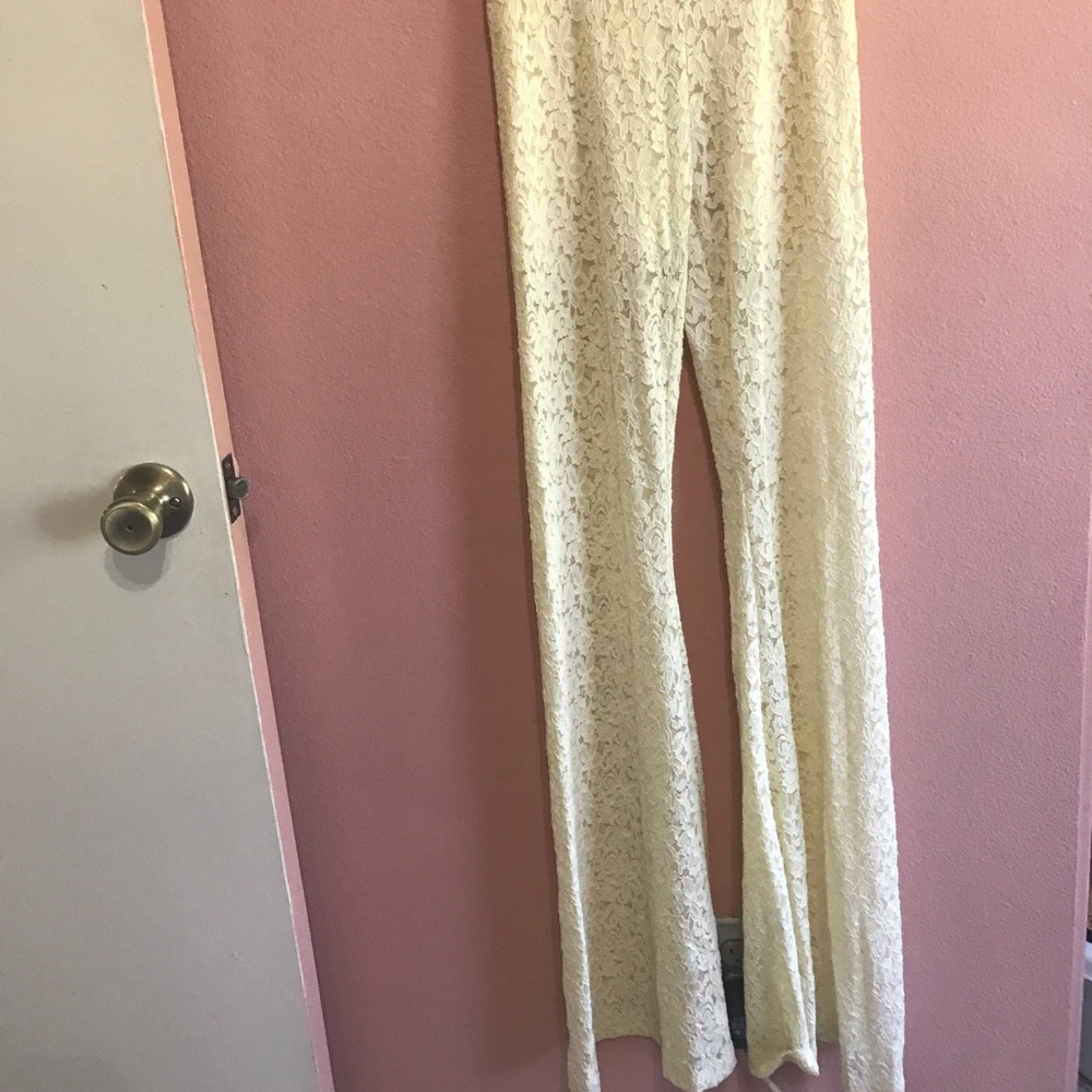 Lace pants