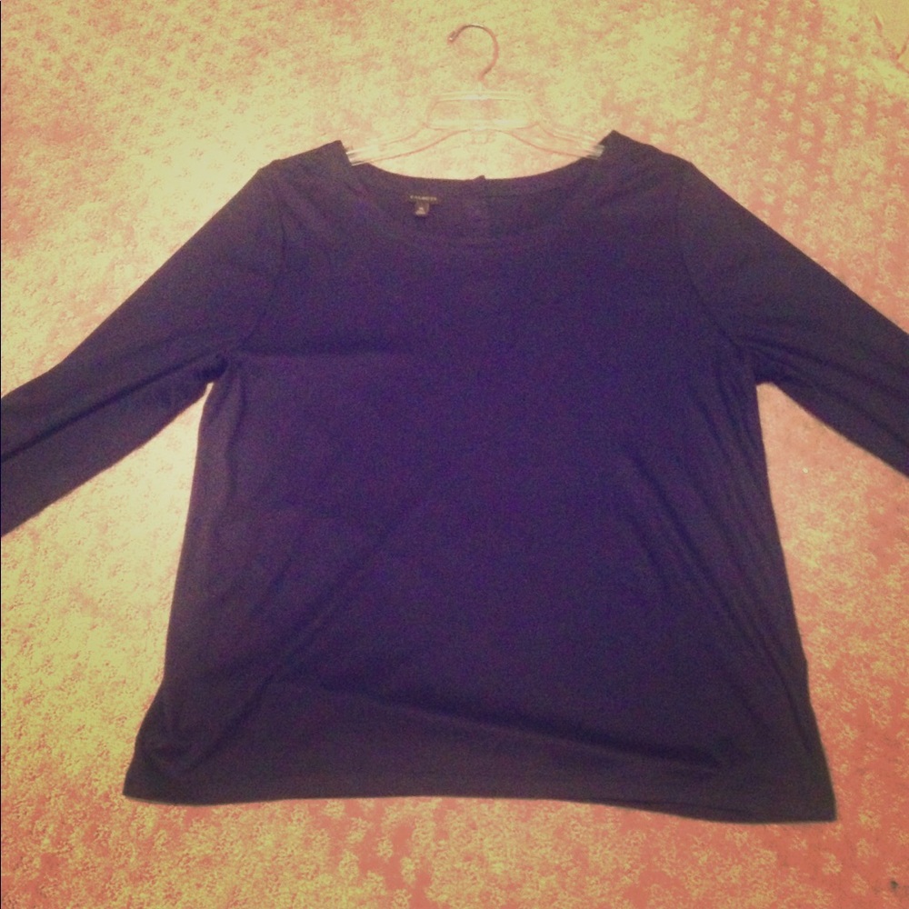 Classic Talbots boat neck knit blouse