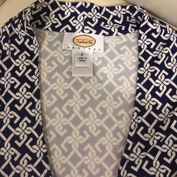 Talbots Wrap Top - Picture 2 of 3