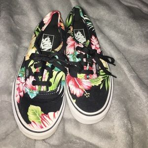 Hawaiian Floral Vans Brand New!