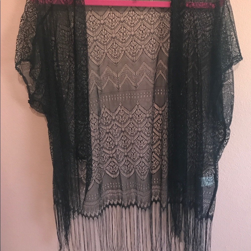 Lace coverup