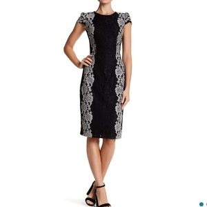 Lace midi dress