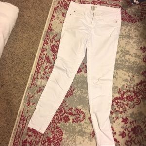 White Denim Skinny Jeans