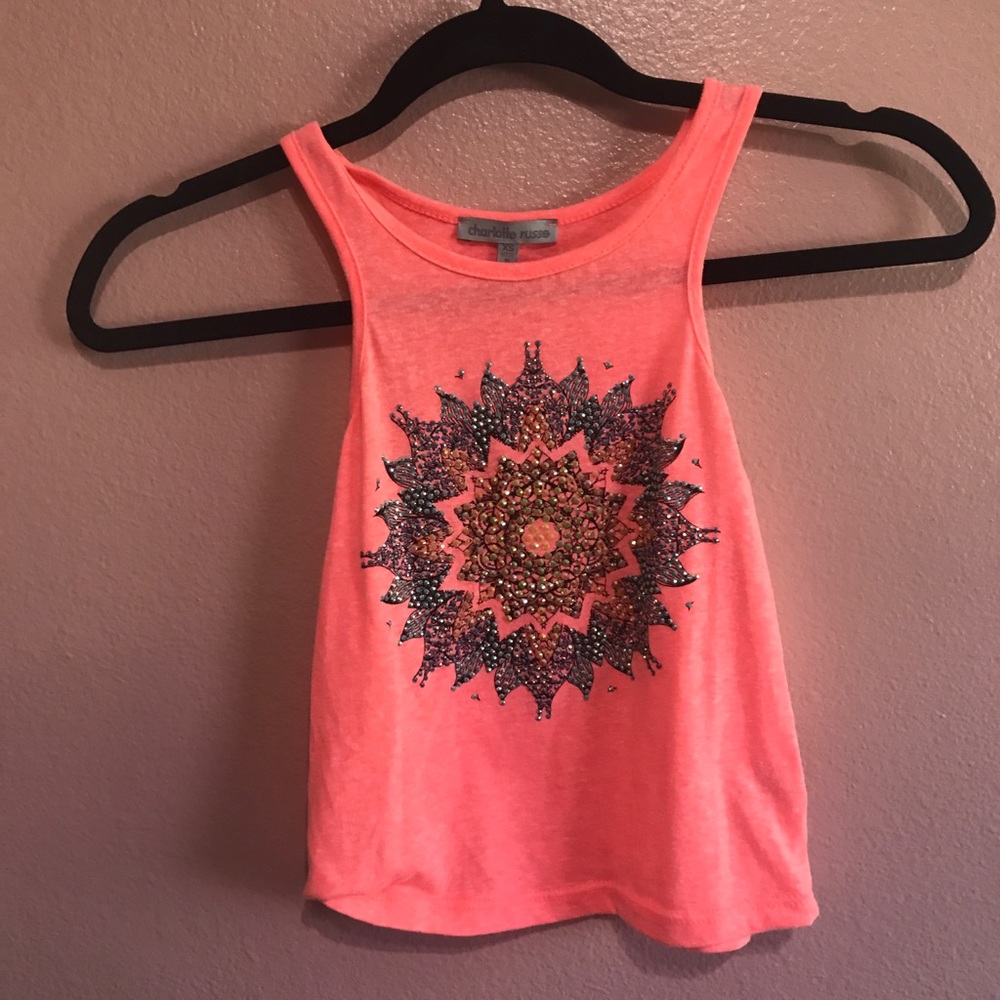 Neon crop top
