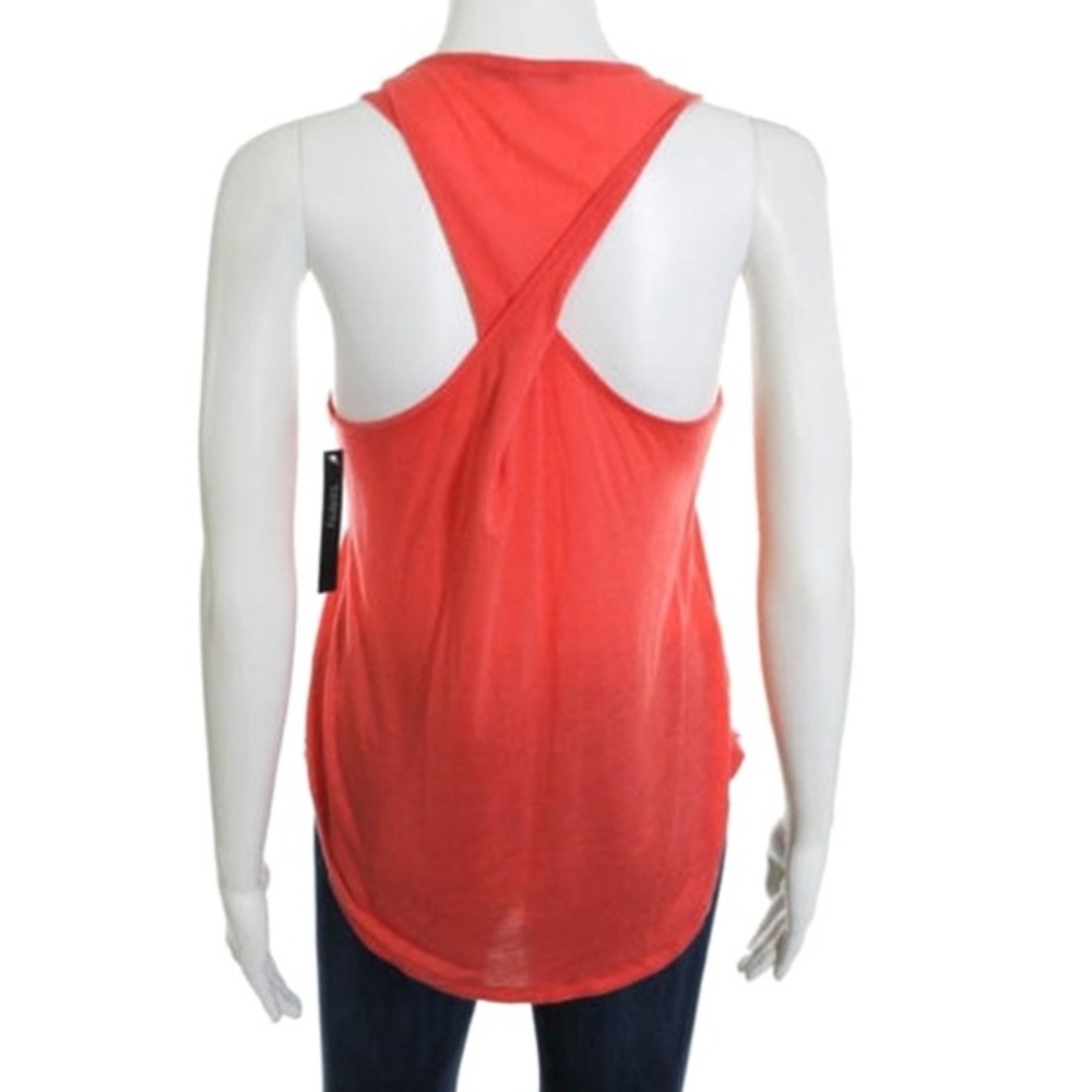 TWENTY Coral Twisted Racerback Tank Top