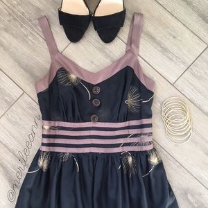 Anthropologie Silk Dandelion Dress Anthropologie Silk Dandelion Dress