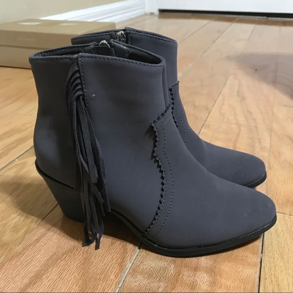 Grey booties