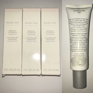 NIB Mary Kay Medium Coverage Foundation Ivory 105