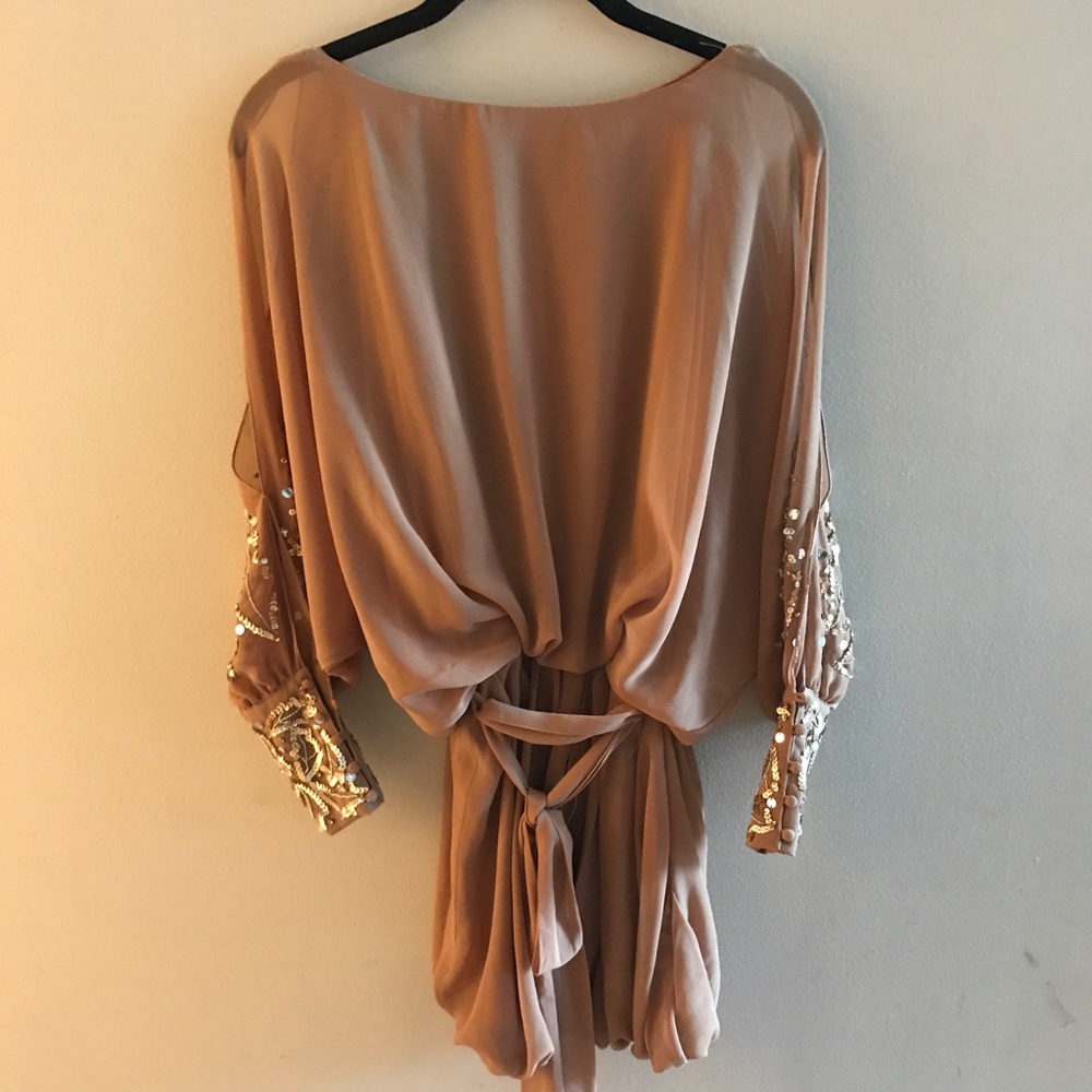 Beaded belted dress