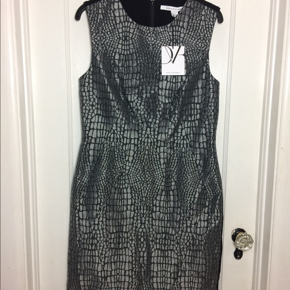Dianevon furstenberg metal dress