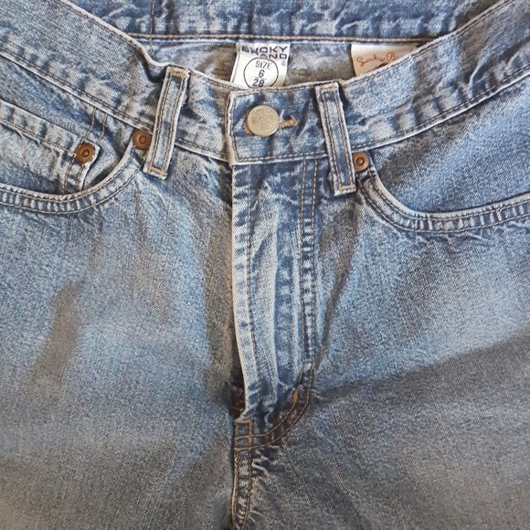 Lucky Brand Womens Jeans 6/28 Low Rise Zippe - Picture 2 of 5