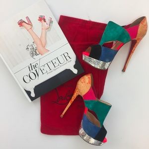Authentic Christian Louboutin Multi-Colored Heels Authentic Christian Louboutin Multi-Colored Heels