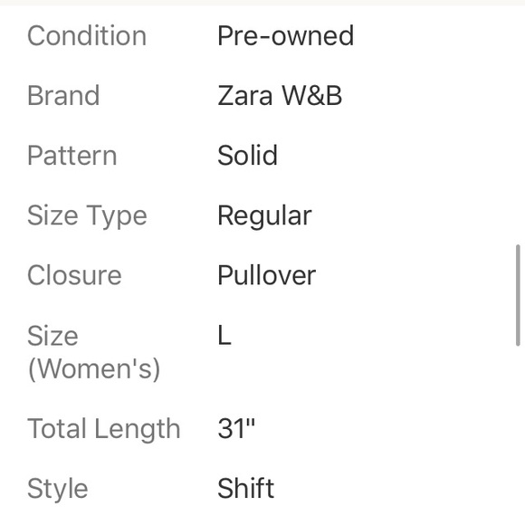 ZARA W&B MULTI-COLOR SLEEVELESS DRESS SIZE LARGE - Picture 5 of 7
