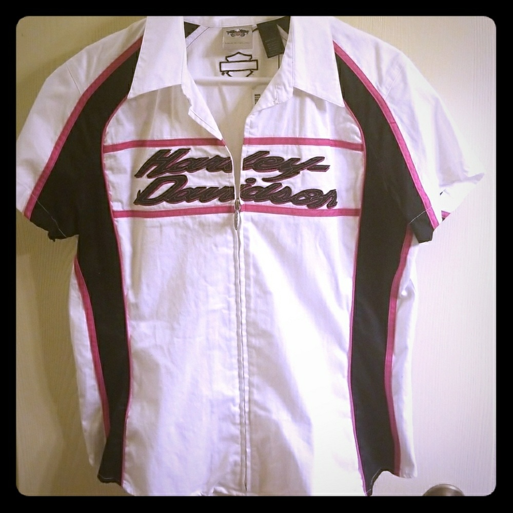Harley Davidson blouse.