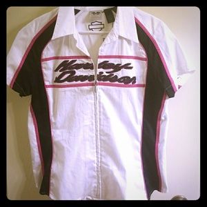 Harley Davidson blouse.