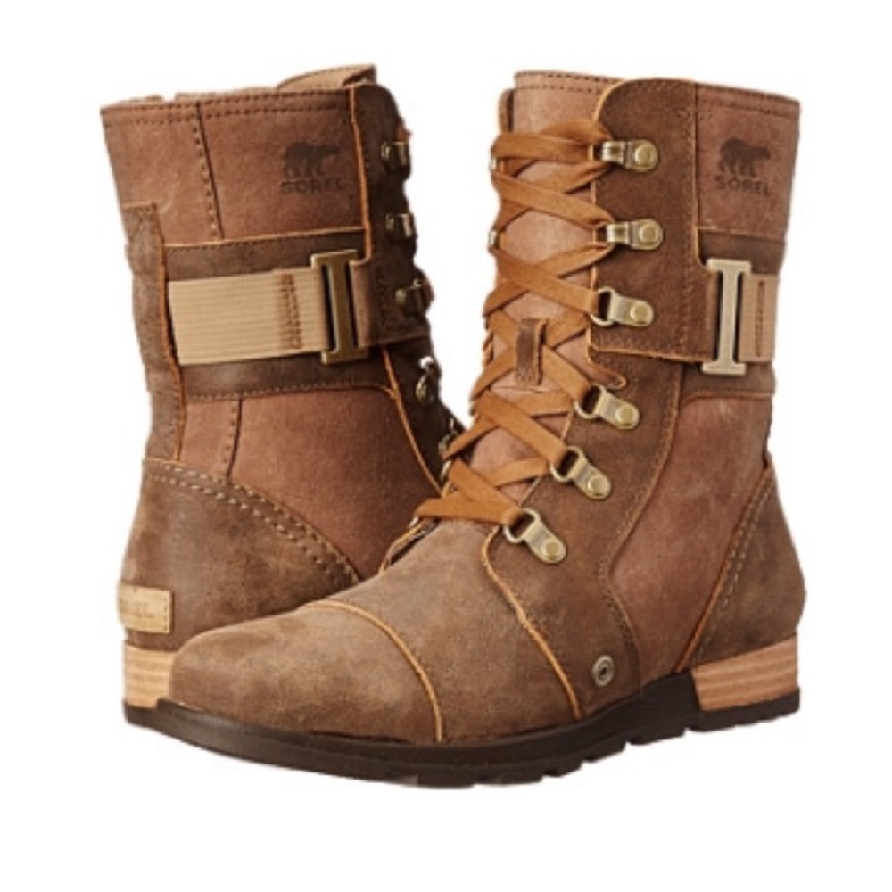 Sorel Major Carley Lace-up Military Boot 7.5