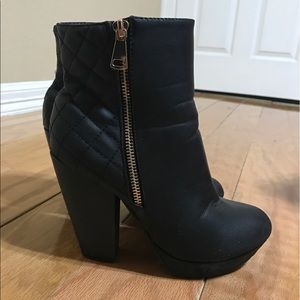 Black booties