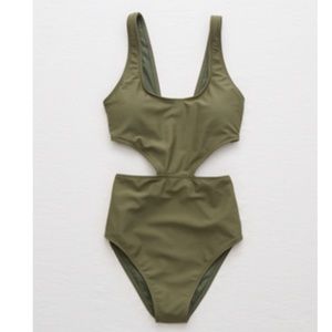 Aerie olive one piece