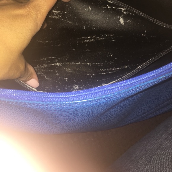 Auth. Morabito blue Crossbody Bag - Picture 6 of 7