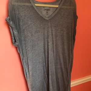 Grey v neck