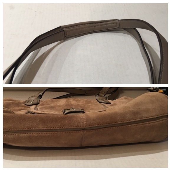 COACH AUTHENTIC SUEDE LIKE-NEW PURSE - Picture 4 of 7