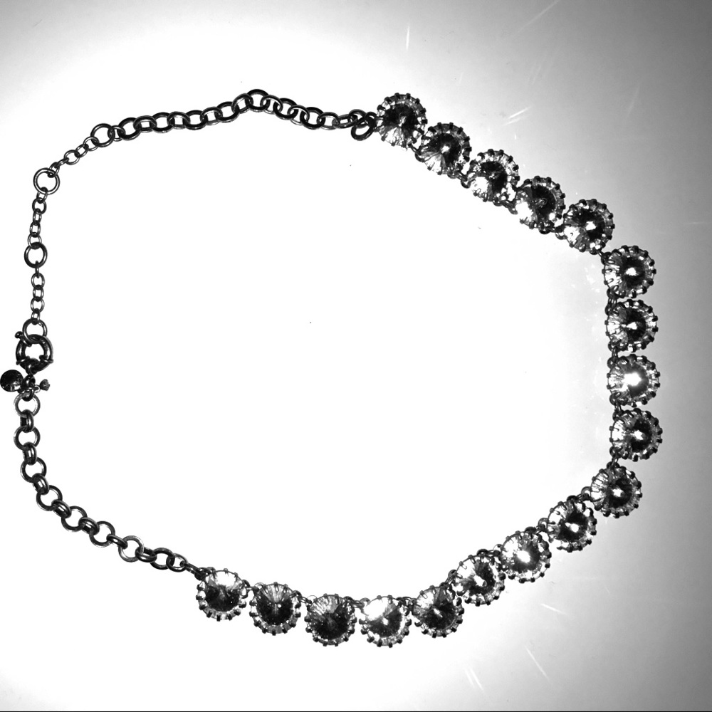 Faux diamond jcrew necklace