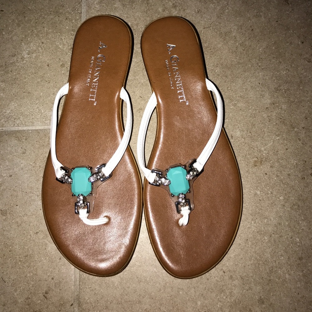 White A. Giannetti Sandal (NWOT)