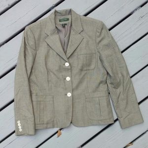 Women's Ralph Lauren Blazer - Olive Green