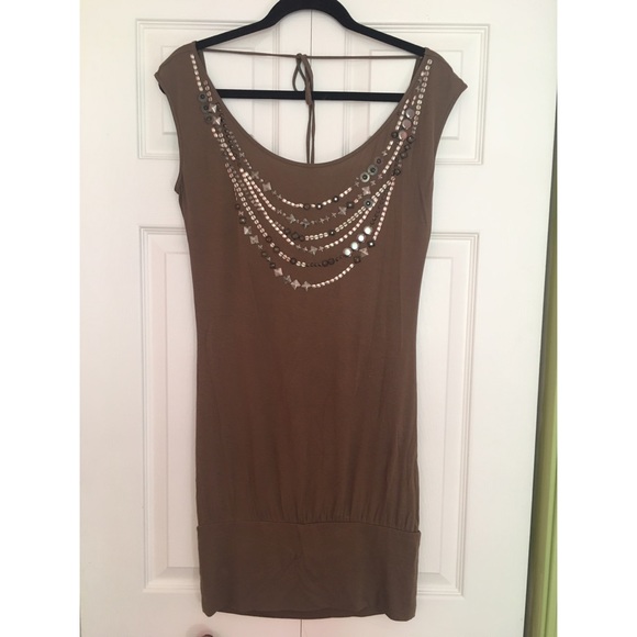 Mini BCBG off the shoulder Dress - Picture 1 of 4