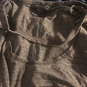 Plus size shirt with round neck choker