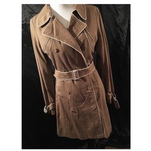 Button Down Trench Coat