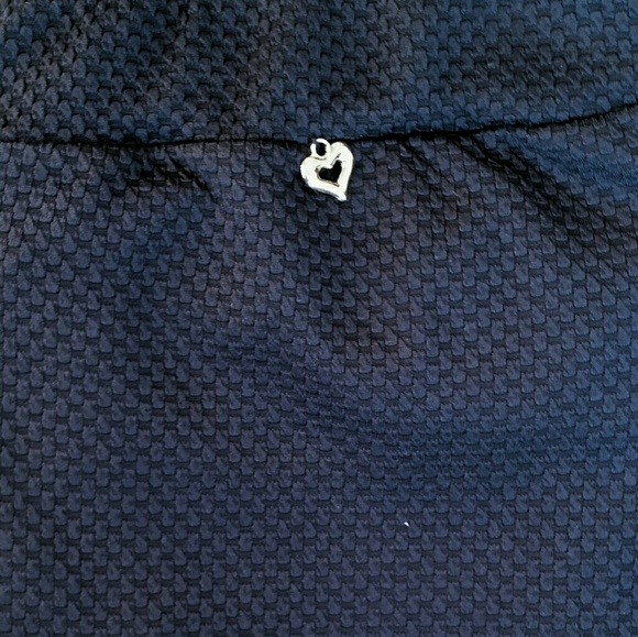 🌸SALE ENDS SUN🌸 NEW Navy Italian Made Rich Textured Leggings S-XXL - Picture 7 of 8