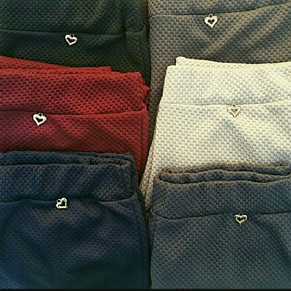 🌸SALE ENDS SUN🌸 NEW Navy Italian Made Rich Textured Leggings S-XXL - Picture 6 of 8