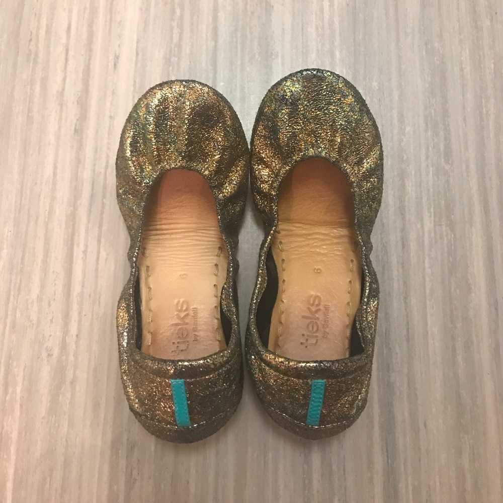 Tieks Starstruck Gold Flats