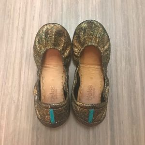 Tieks Starstruck Gold Flats