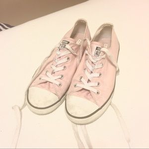 Pink Dainty Converse Sneakers