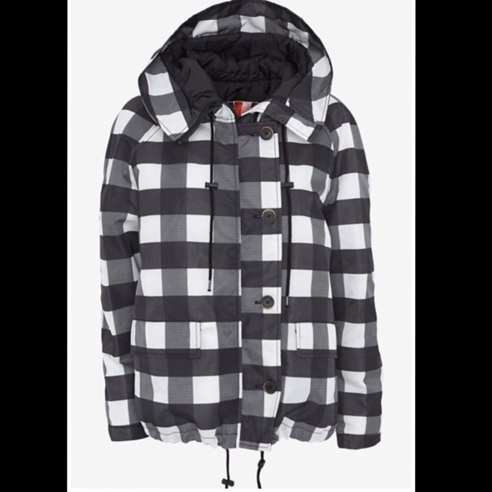 MSGM Check Winter Puffer Coat