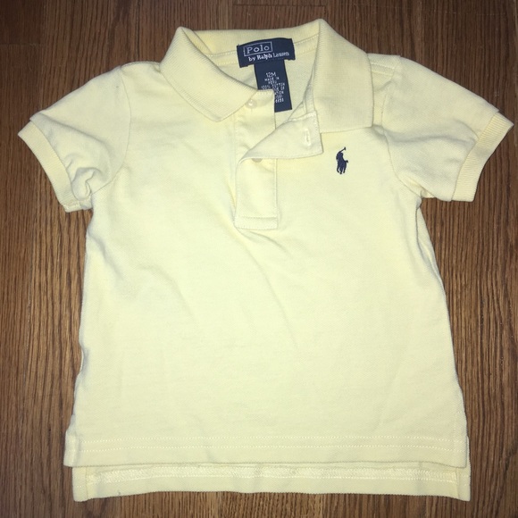 Polo Ralph Lauren Other - Polo Ralph Lauren 12m Yellow Shirt Baby Boy