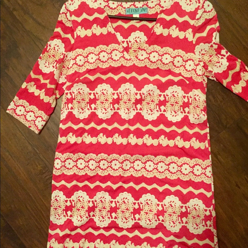 Francesca's pink dress
