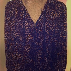 Leopard Print Hoodie