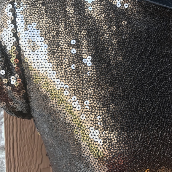 BADGLEY MISCHKA Bronze Sequin Cocktail dress - Picture 5 of 6