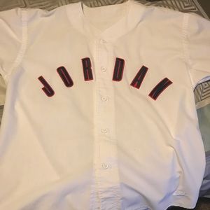 vintage jordan baseball jersey
