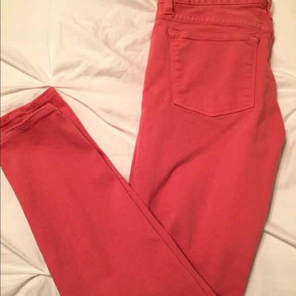 J. Crew coral toothpick pants - Picture 3 of 3