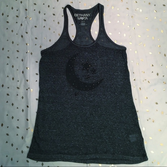 Aeropostale Tops - Bethany Mota Aeropostale Studded Stars & Moon Tank