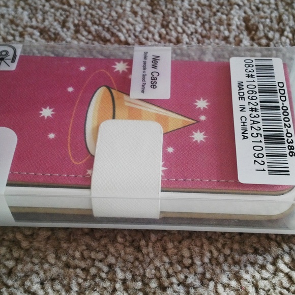 Iphone 4 Case Bookcase Wallet Case Cover+Protector - Picture 5 of 8