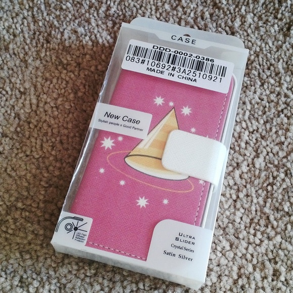 Iphone 4 Case Bookcase Wallet Case Cover+Protector - Picture 4 of 8