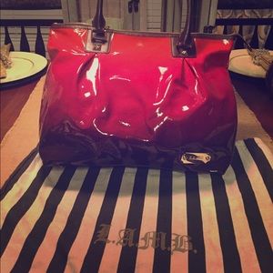 L.A.M.B. Red ombré bag