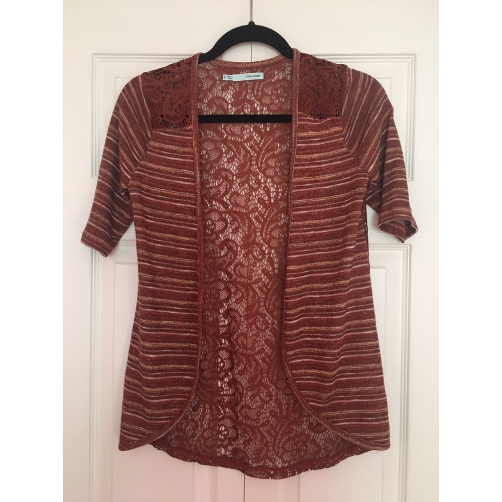 Crochet Back Swing Cardigan