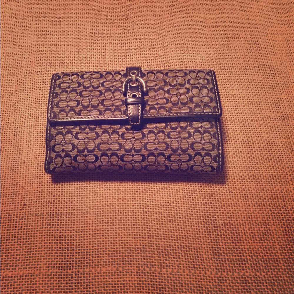 Coach black wallet